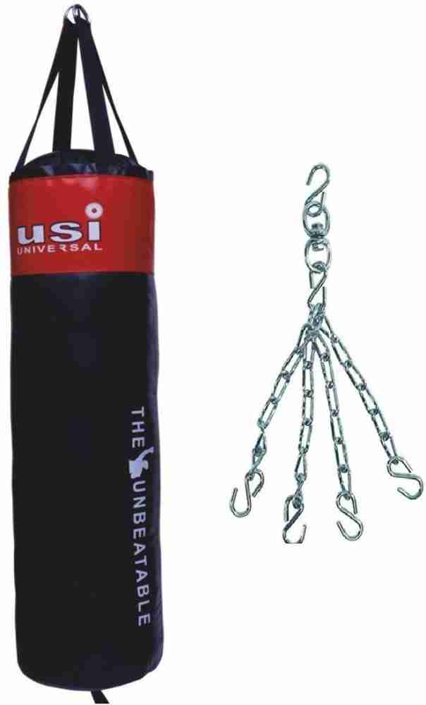 Red and Black USI Crusher Nylon Punch Bag Unfilled (120 cm/4