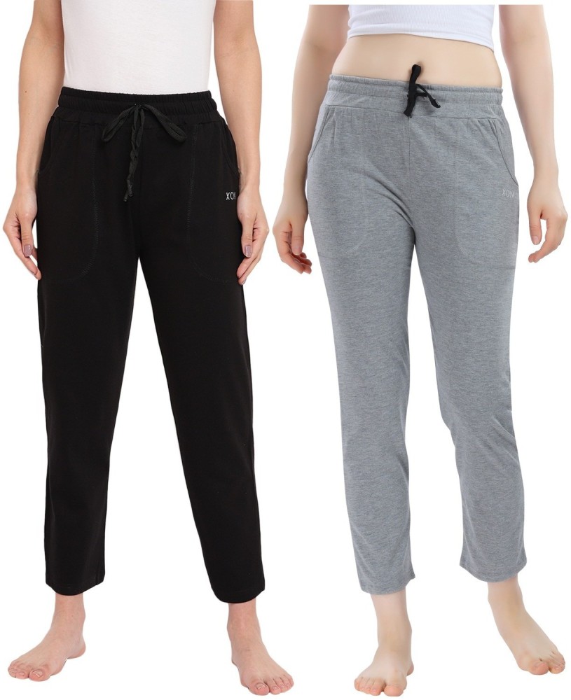 Hifzaa womens cotton pajama lower for women ladies lounge track pants Combo  pack of 2 Sizes M to 4XL