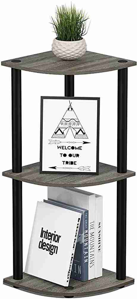 3 tier store corner bookshelf