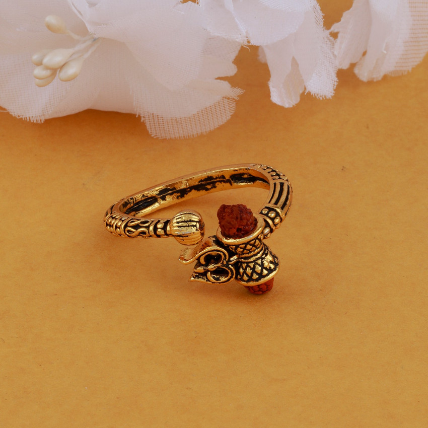 Rudraksha ring deals designs