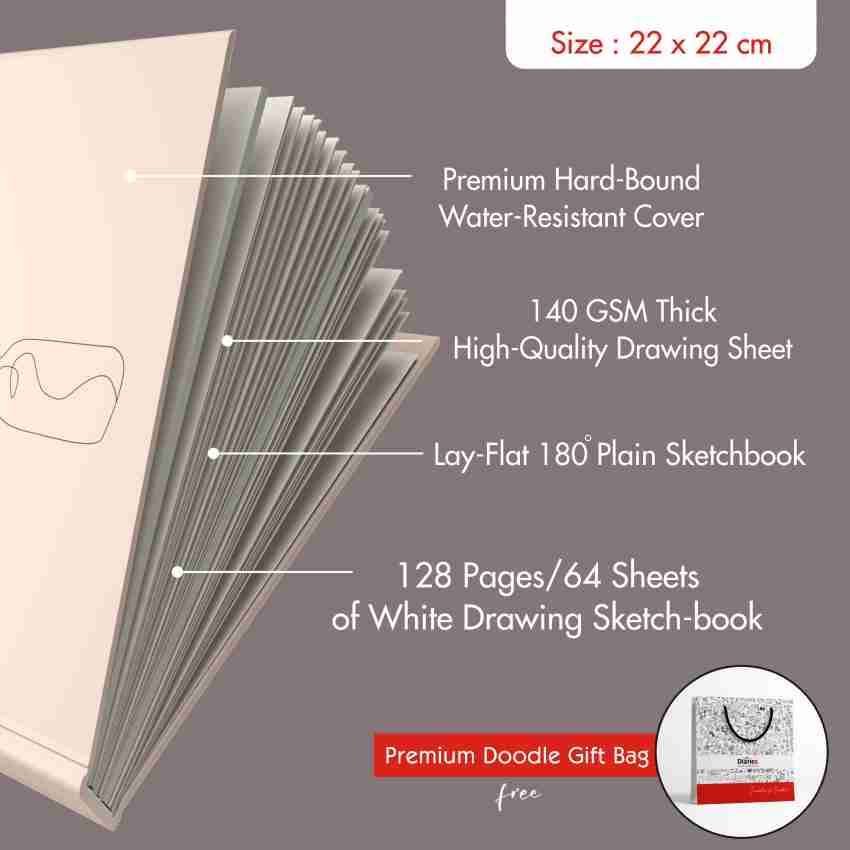 Marker Landscape Hard Cover Sketch Book 60 Sheets 110GSM 