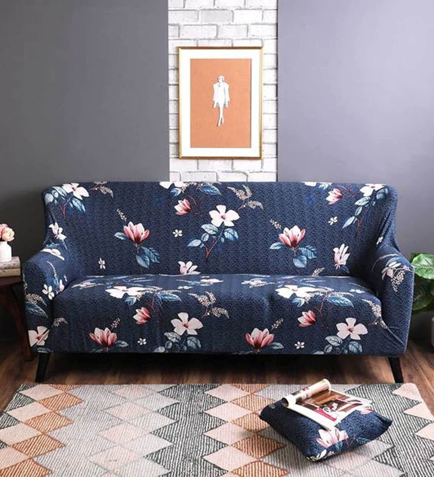 lukzer Polyester Striped Sofa Cover Price in India - Buy lukzer