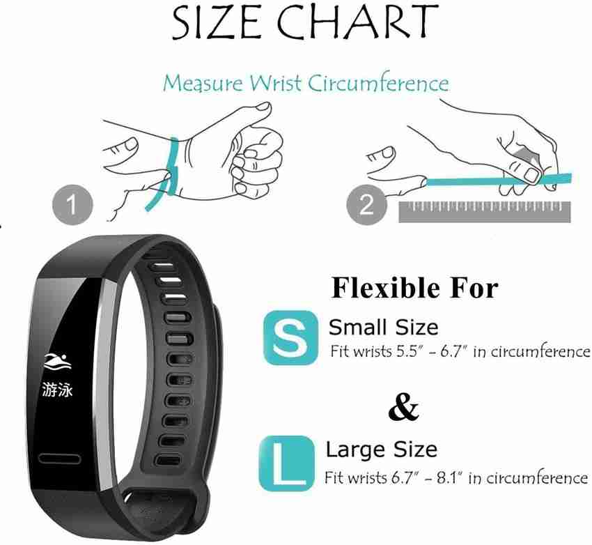 Huawei band 2 pro strap size hot sale