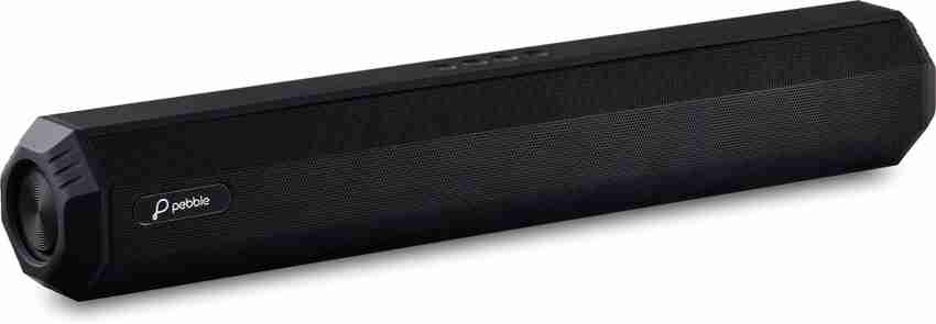 Pebble bluetooth speaker top