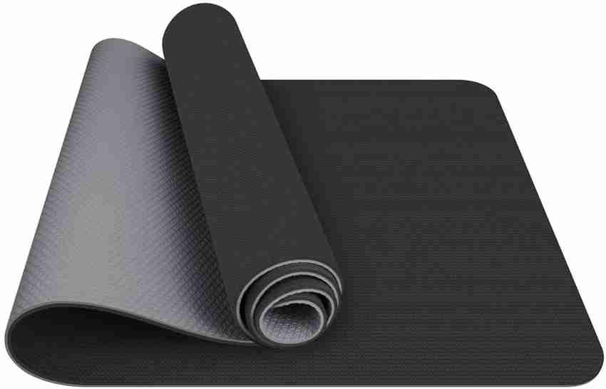 Strauss Black NBR Yoga Mat (13 mm)