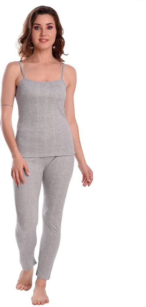 Buy Ellixy Thermal wear for Women's Winter Thermal Set Poly Cotton