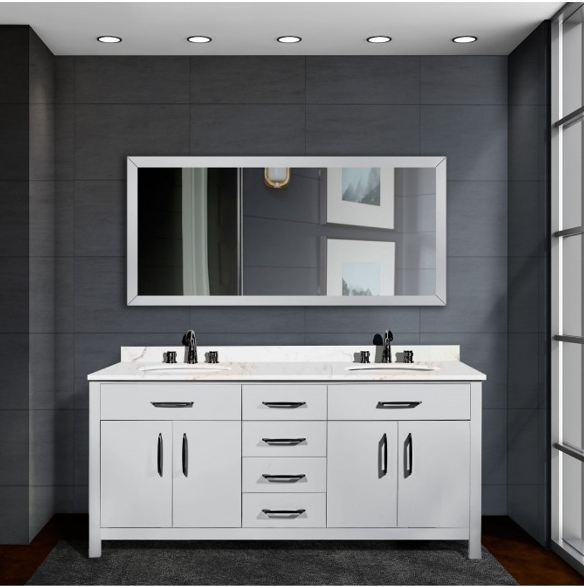 Double Sink Bathroom Vanity Top