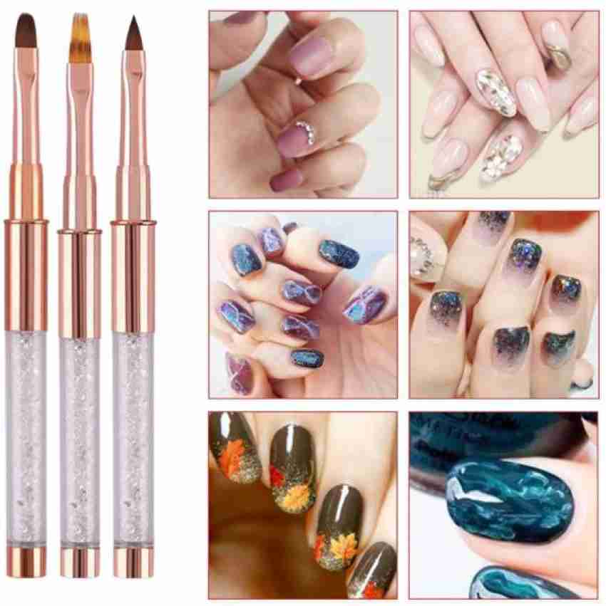 How to use nail art liner brushes, Line Practice