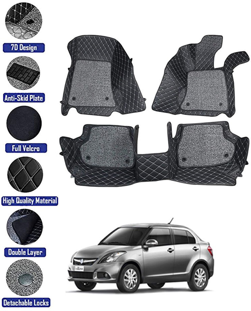 MATIES Leatherite 7D Mat For Maruti Suzuki Swift Dzire Price in