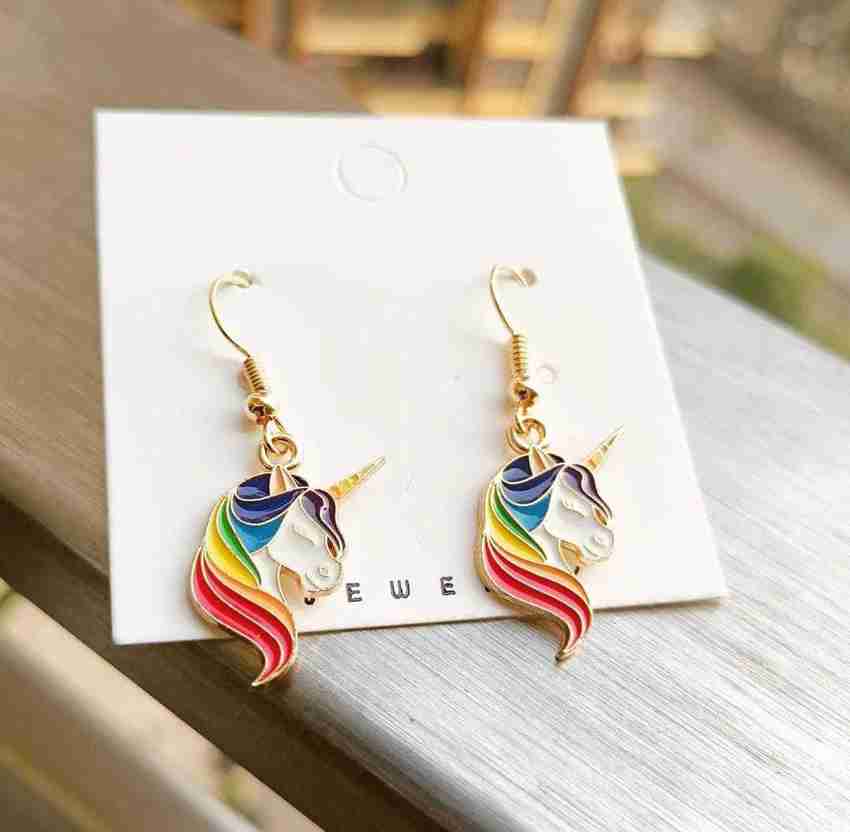 Unicorn earrings cheap