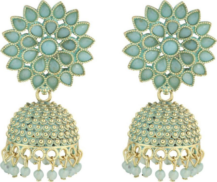 Sea green earrings best sale online