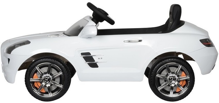 Mercedes benz sls amg 6v ride on 2024 car white