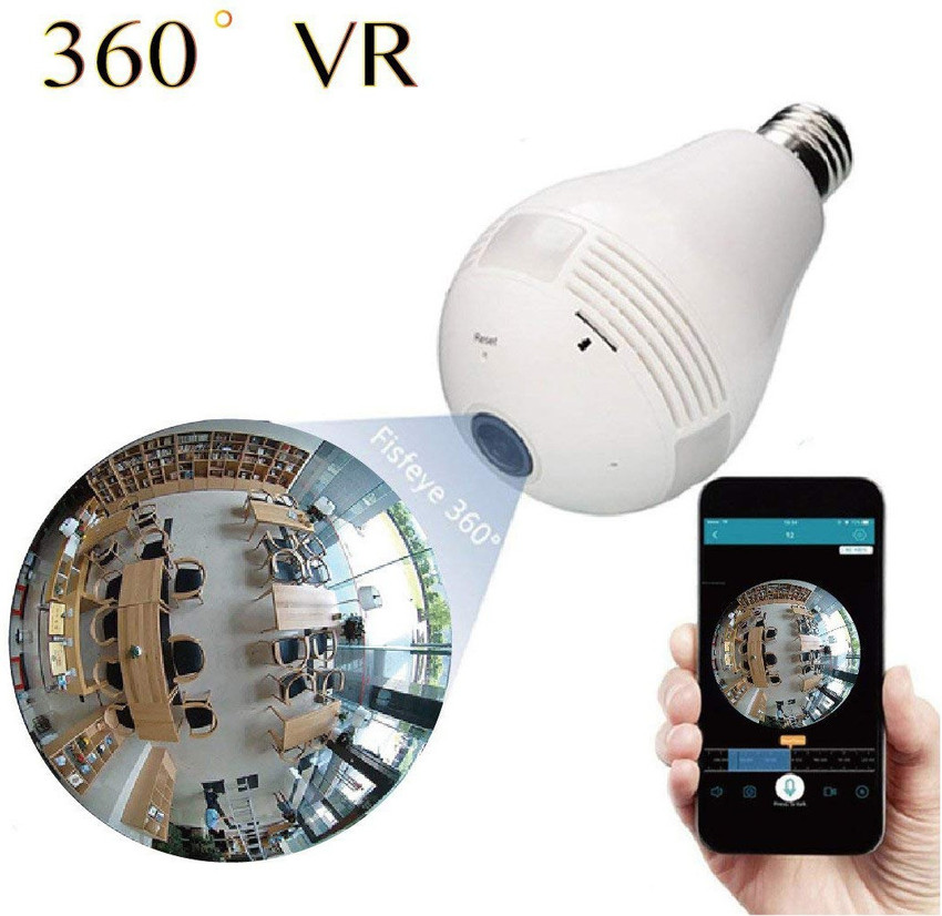 Cctv bulb panoramic 360 camera new arrivals