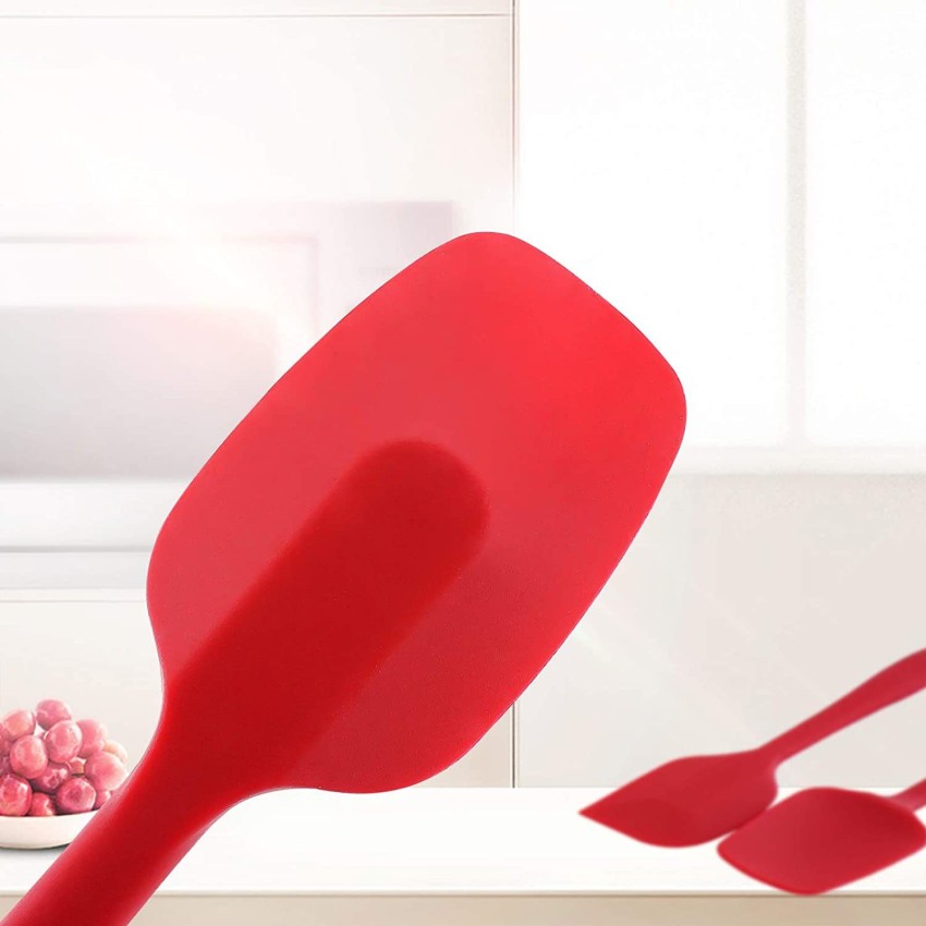 N //A 6pcs silicone mixing spoon, heat resistant silicone basting