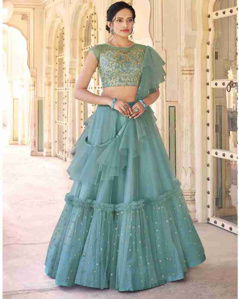 Short top choli design