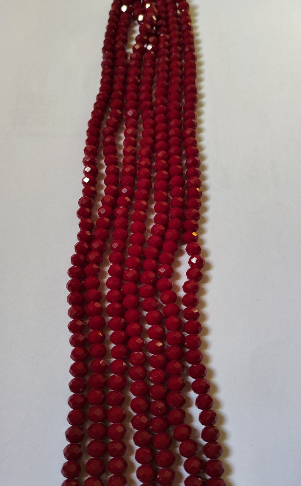 Maroon crystal beads shop
