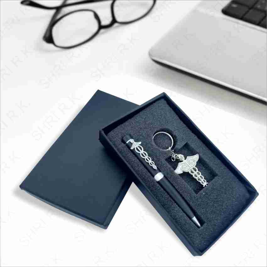 Customized Doctors Wallet Pen & Key Chain Set | Gift For Doctors