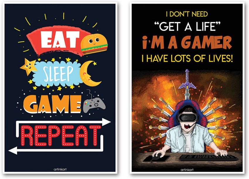 Gaming Quotes Posters Online - Shop Unique Metal Prints, Pictures