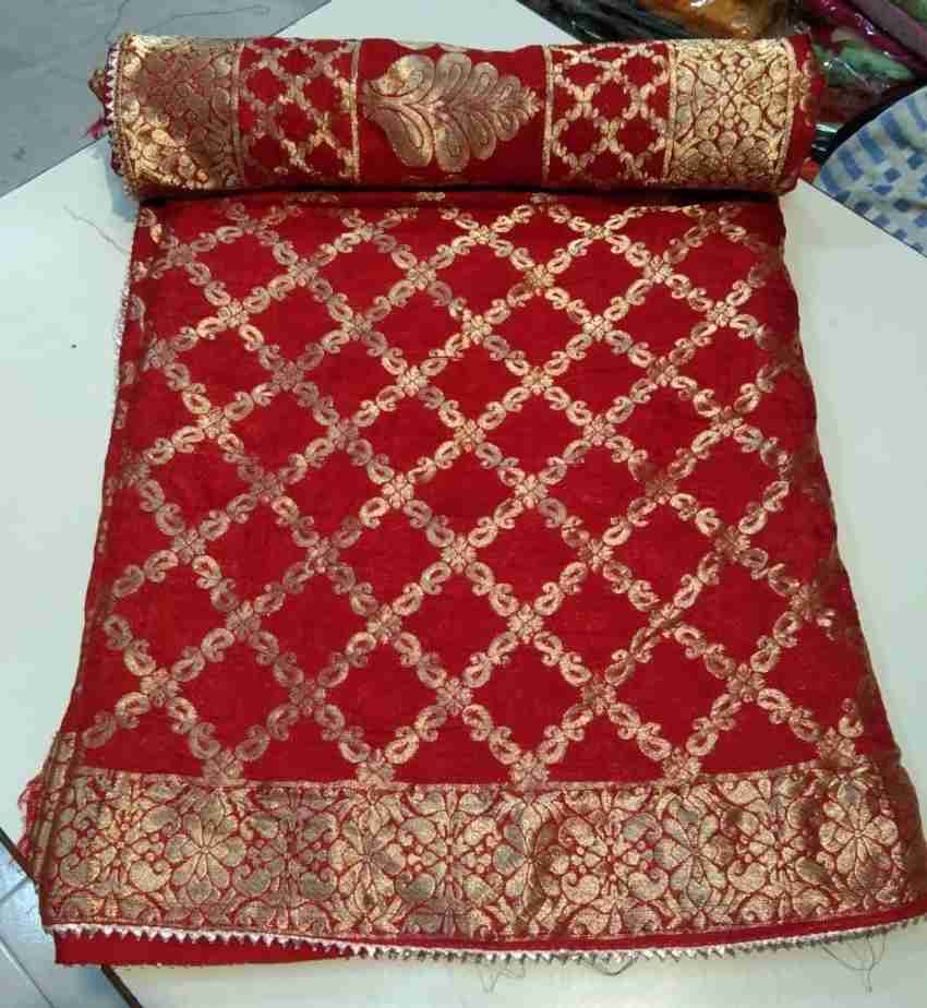Red chunri saree with price on sale