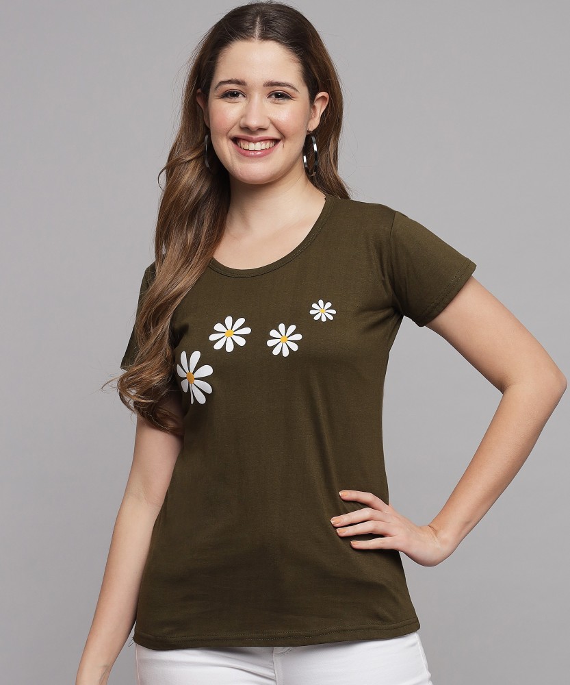 Women's t sales shirt online flipkart