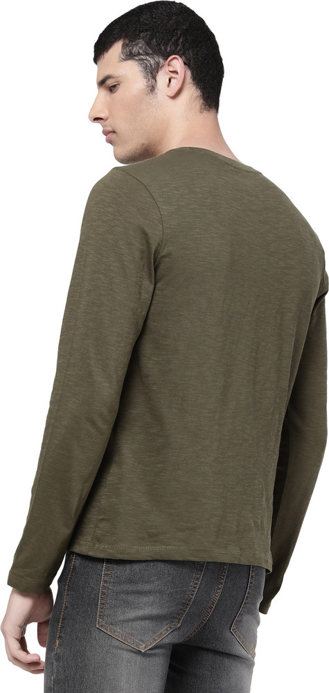Wrangler olive sale green shirt