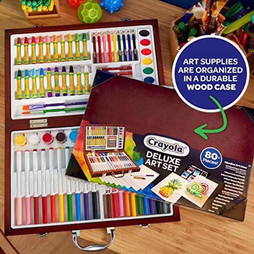 CRAYOLA Super Art & Crafts Kit, Gift for Kids, Over 75 Pieces - Super Art & Crafts  Kit, Gift for Kids, Over 75 Pieces . shop for CRAYOLA products in India.