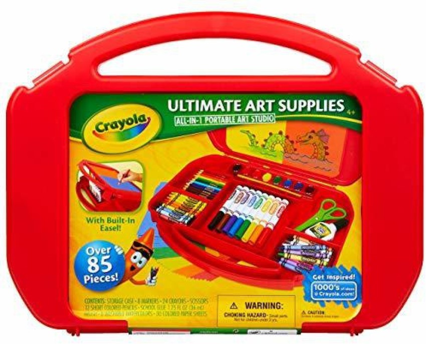 CRAYOLA Ultimate Art Case With Easel, 85 Pieces, Gift For Kids & Create 'N Carry  Art Set - Ultimate Art Case With Easel, 85 Pieces, Gift For Kids & Create  'N Carry
