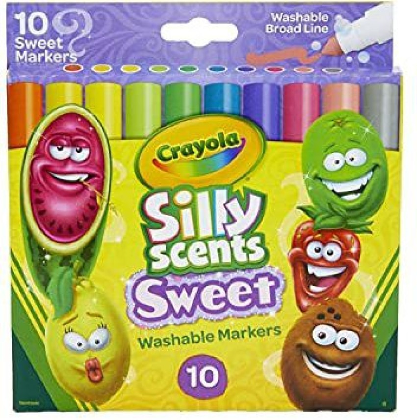 Sweet Scented Markers – Smelly Markers Washable For Kids – Silly Scents  Markers Set – 8 ct – Broad Line Marker For Children –  – Toys  and Game Store
