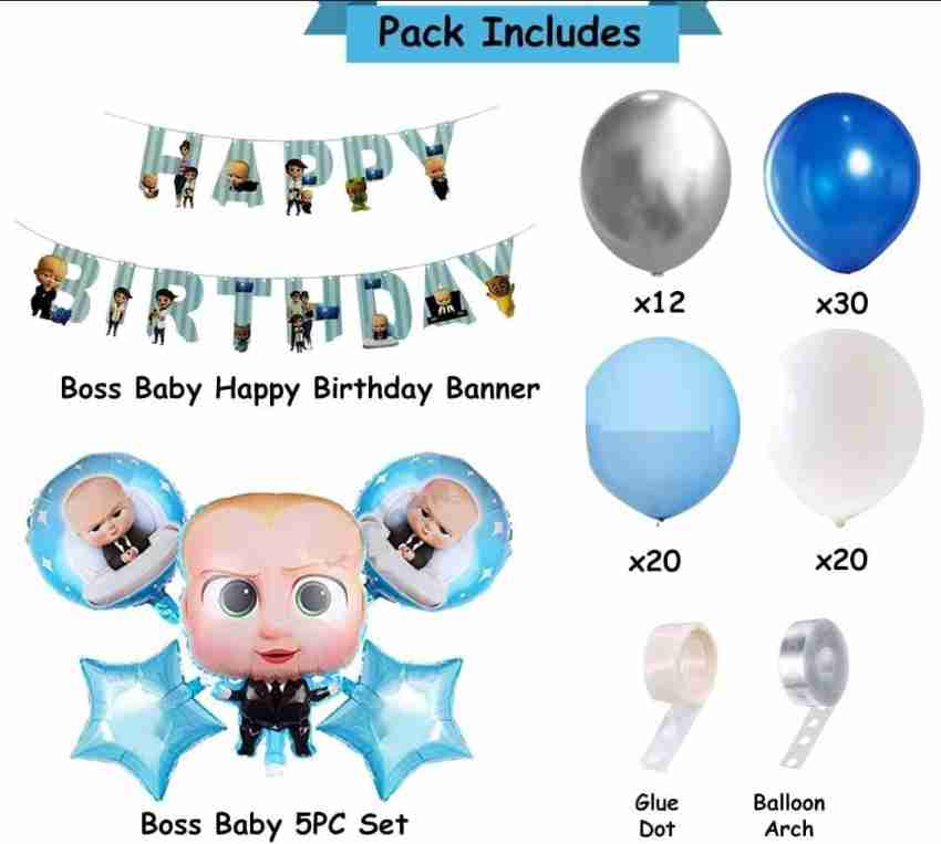 Boss Baby Birthday Balloons Boss Baby Party Foil Balloons Boss Baby  Decorations