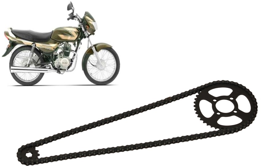 Bajaj ct 100 on sale chain set price