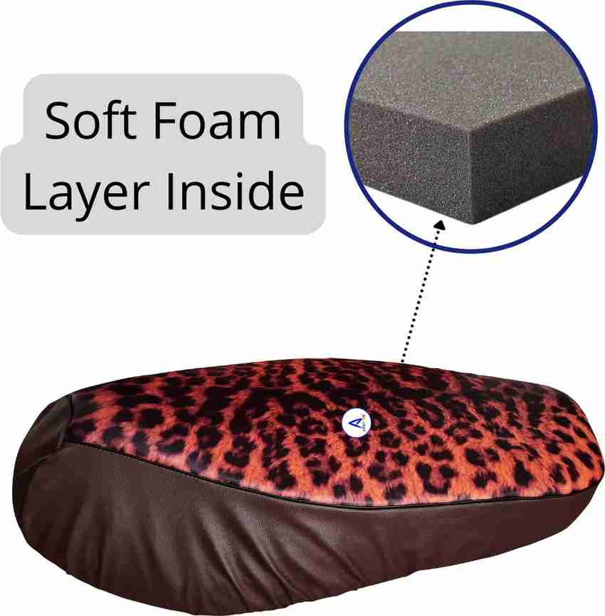 Leopard print bike seat cover best sale