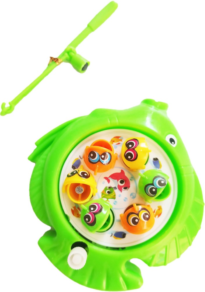 LITTLEMORE Fishing Game Toy for Toddlers,Catching Counting Board