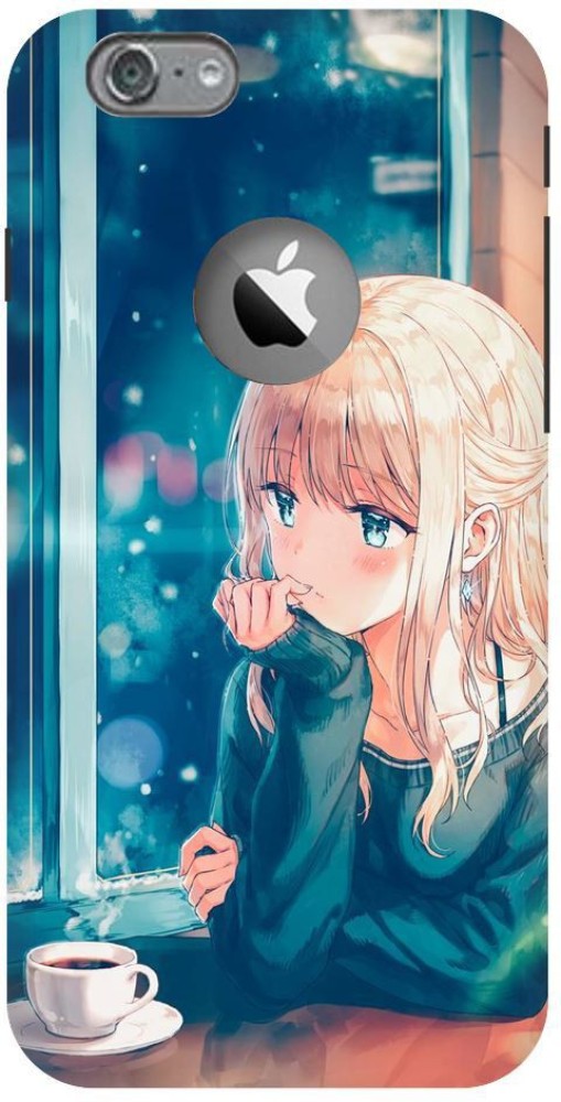Blonde Happy Girl Received Sms on Her Smartphone Anime Dressed Woman  Chatting with Boyfriend Via Cellular Stock Image  Image of face open  114476239
