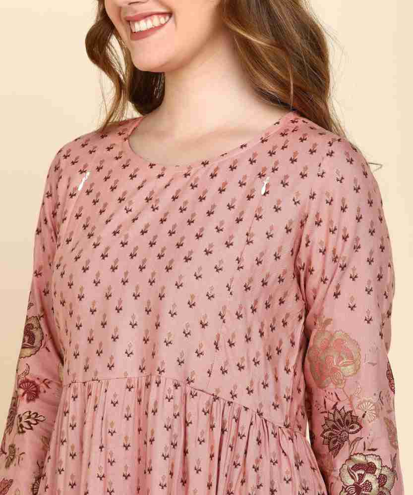 KRAYA Women A-line Pink Dress - Buy KRAYA Women A-line Pink Dress Online at  Best Prices in India