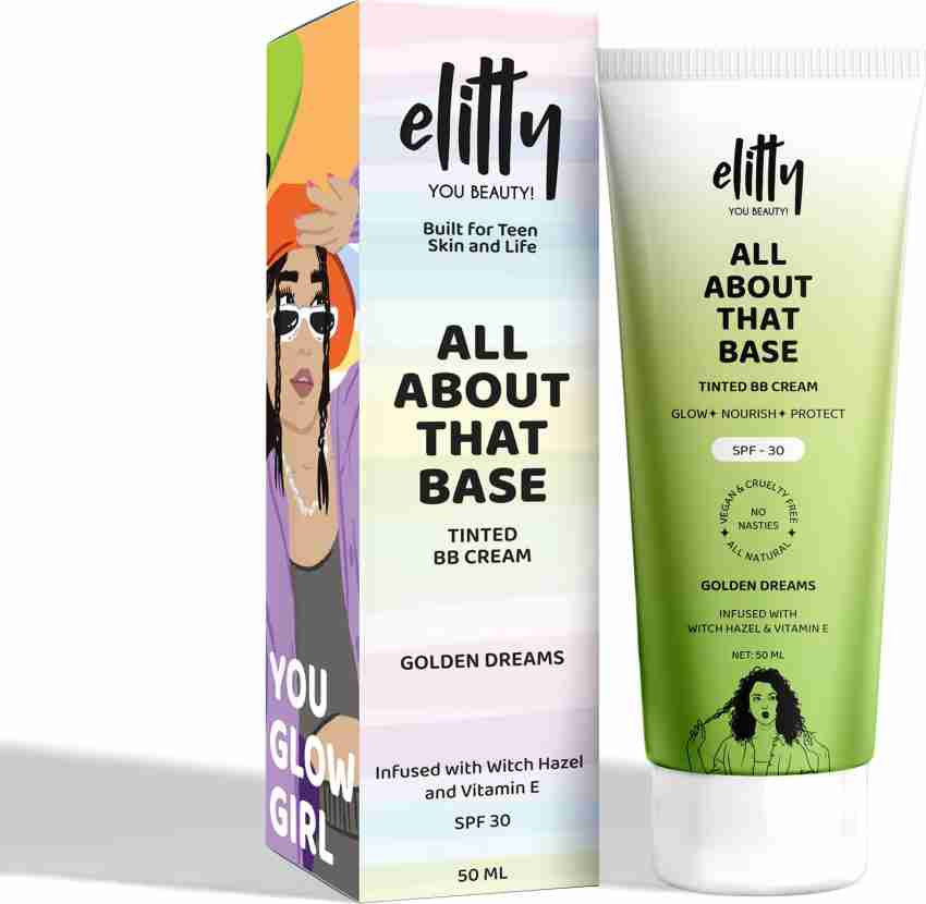 Elitty All About That Base Tinted SPF 30 BB Cream with Vegan & Cruelty Free  - Price in India, Buy Elitty All About That Base Tinted SPF 30 BB Cream  with Vegan