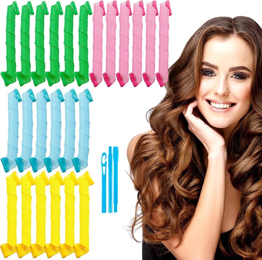 Magic Hair Curler Spiral Hair Rollers 20pcs online at Geek Store NZ   Geekstoreconz online