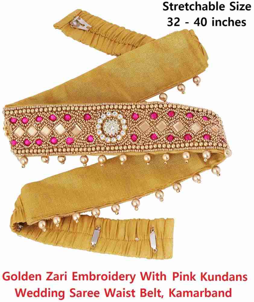 Aari Work Hip Belt, Waist Chain, Traditional Indian Handmade Belt