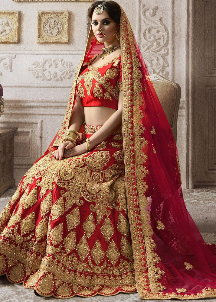 Dulhan best sale lehenga flipkart
