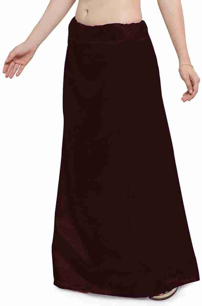 Women Flare Shape Wear Casual Inskirt Daily Wear Petticoat Lycra Petticoat  Readymade Petticoat Indian Sari Underskirt Saree Inner Wear Skirt 