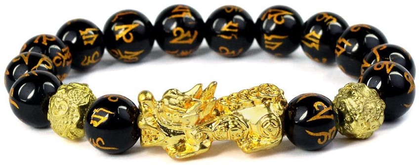 Real Feng Shui Obsidian Bracelet for Wealth and Good Luck