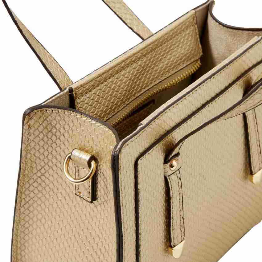 ACCESSORIZE LONDON Gold Sling Bag Women's Faux Leather Gold