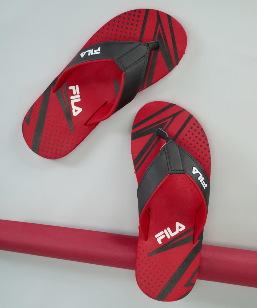 Buy Red Flip Flop & Slippers for Men by FILA Online | Ajio.com