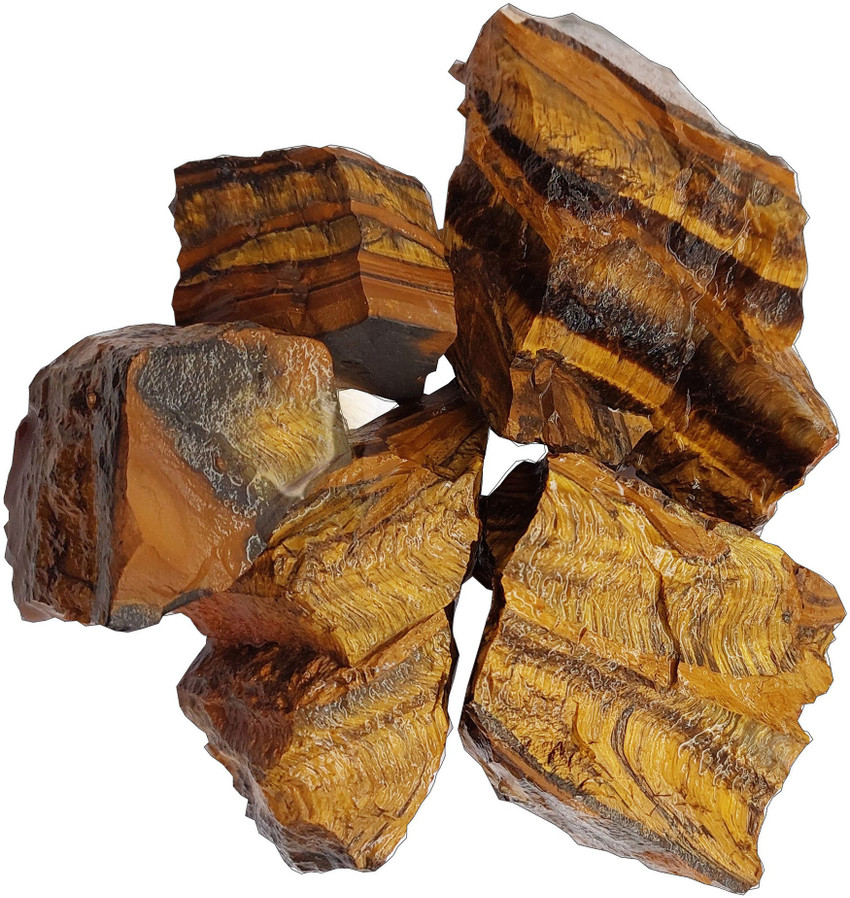 eshoppee Tiger Eye Stone Rough Natural raw Crystal Rock Regular