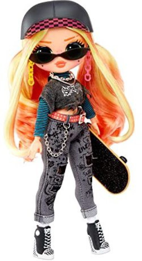 LOL Surprise OMG Skatepark Q.T. Fashion Doll with 20 Surprises,580423 - 7  inch - OMG Skatepark Q.T. Fashion Doll with 20 Surprises,580423 . Buy Doll  toys in India. shop for LOL Surprise products in India.