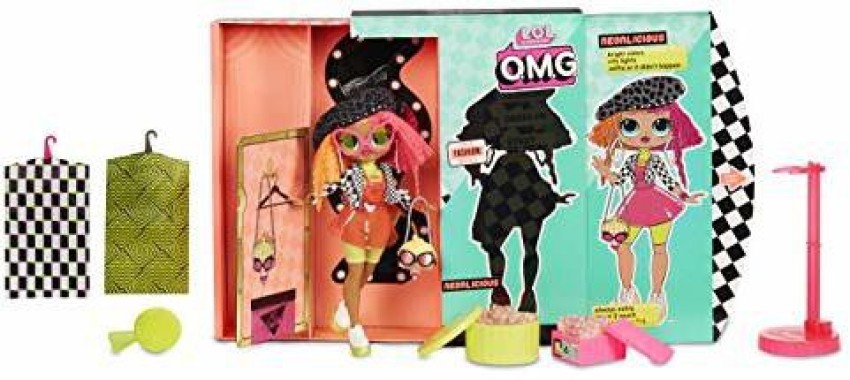 LOL Surprise O.M.G. Neonlicious Fashion Doll with 20 Surprises