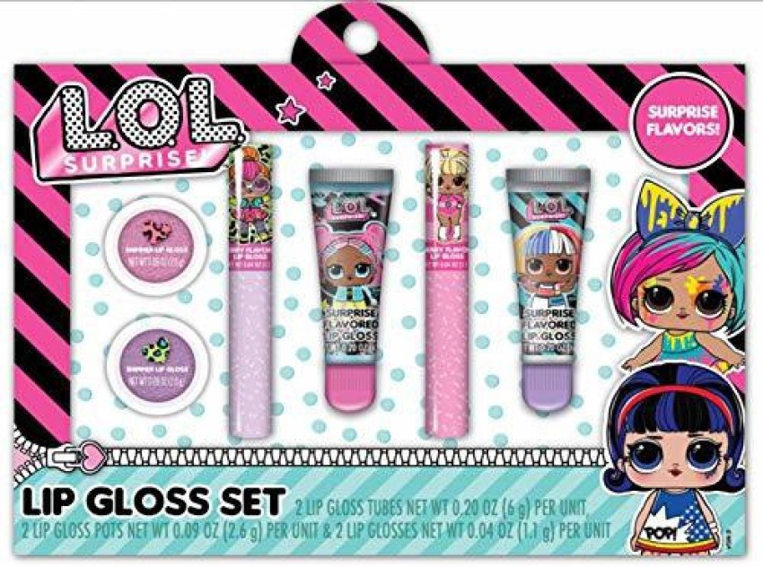 lol surprise lip gloss set