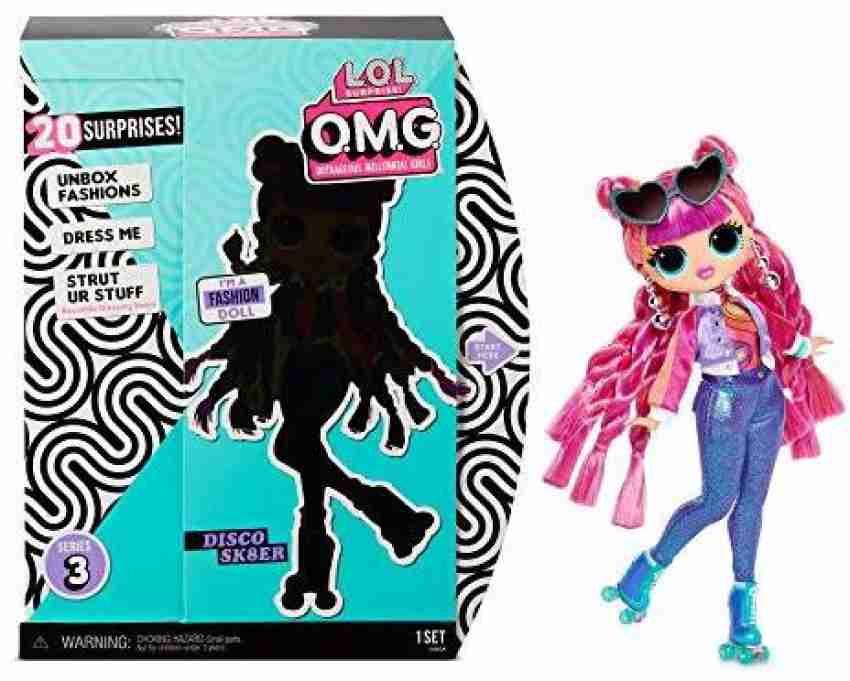 LOL Surprise O.M.G. Series 3 Roller Chick Fashion Doll with 20