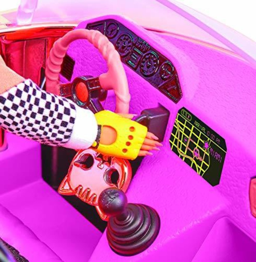  LOL Surprise Car Pool Coupe with Exclusive Doll, and Dance  Floor - Toy Car Playset with Black Light Headlight and Play Set Accessories  - Great Birthday Gift for Kids Ages 6-8