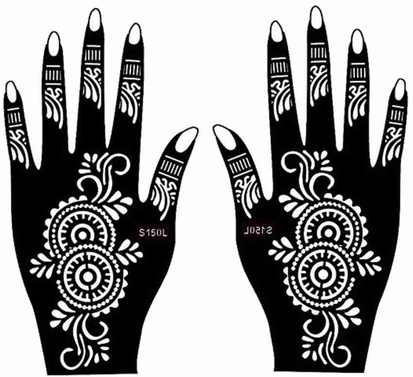 IVANA'S Ivana's Henna Tattoo Stencil (Set of 2) Women Girls Hand Finger  Body Paint Temporary Tattoo (25) - Price in India, Buy IVANA'S Ivana's Henna  Tattoo Stencil (Set of 2) Women Girls