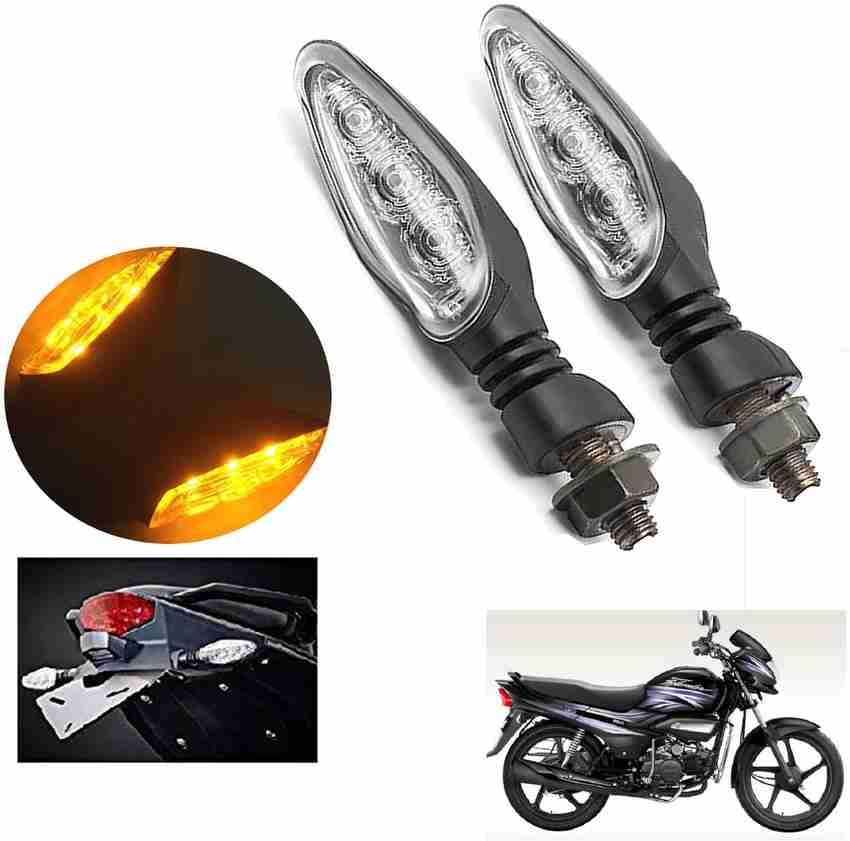 Generox Front Rear Side LED Indicator Light for Hero Super